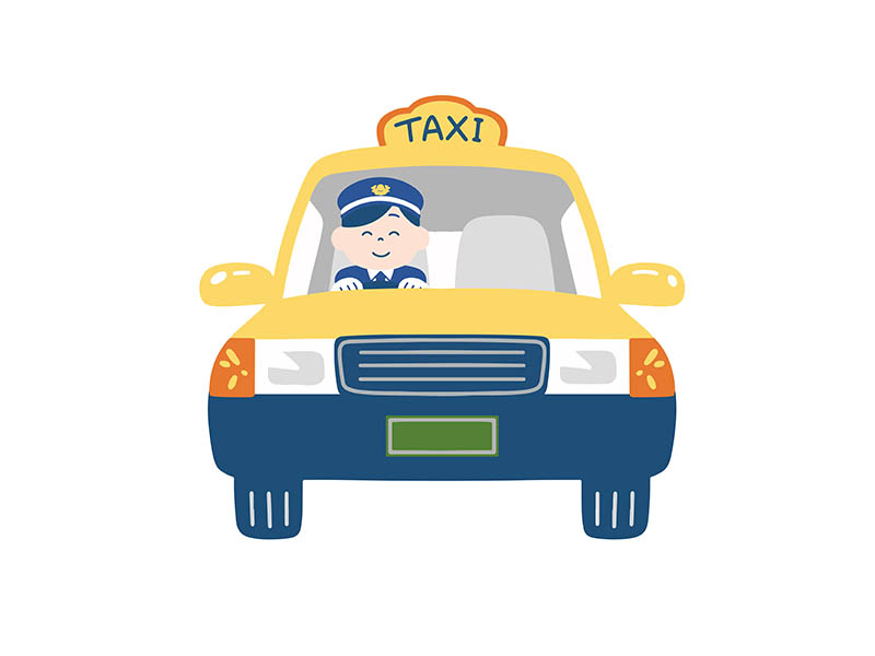 タクシー_運転中